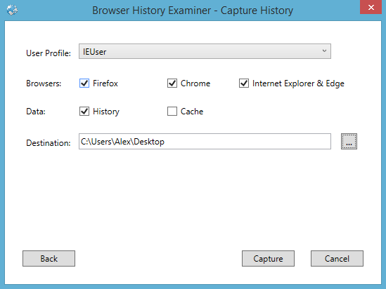 Remote Capture Options